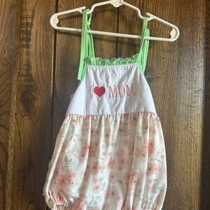 Toddler boutique romper